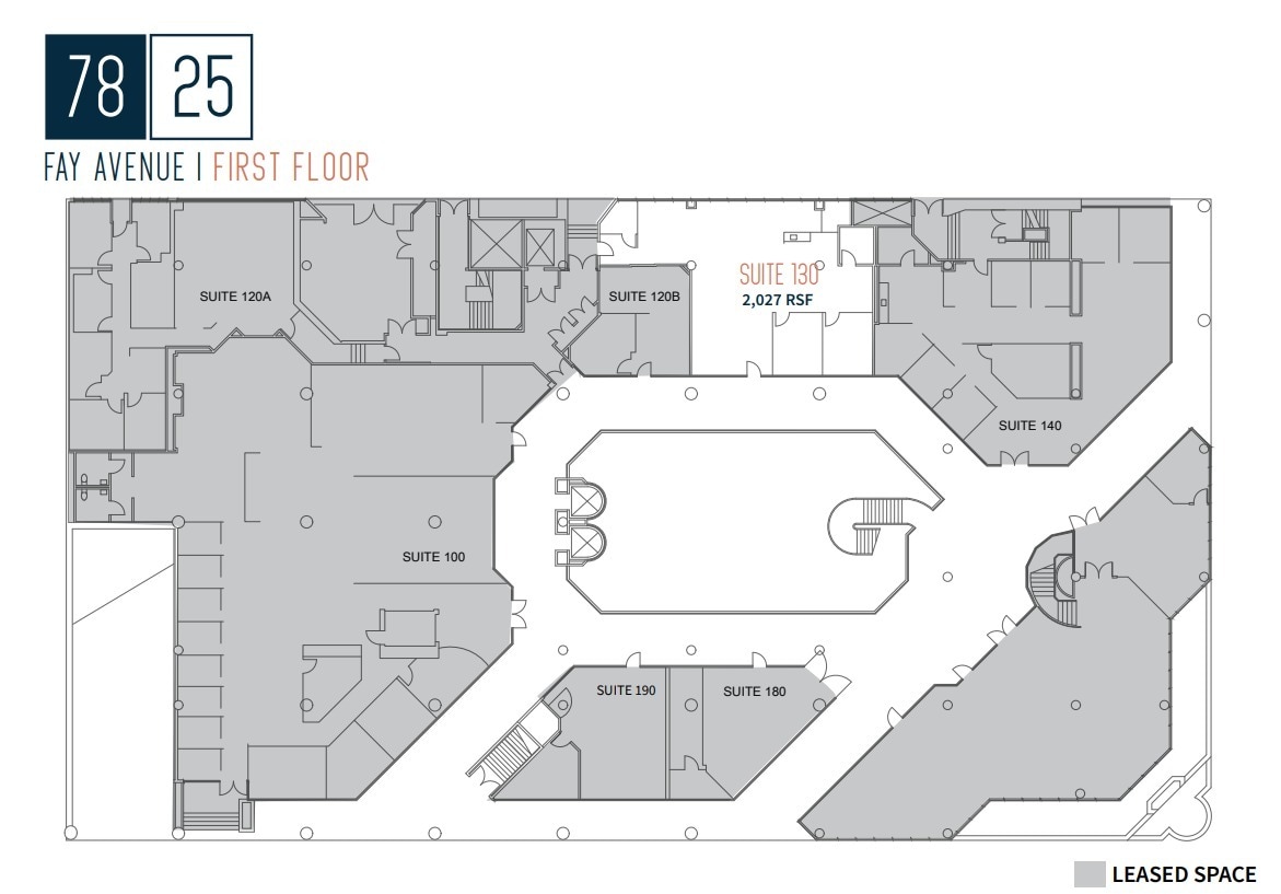 7825 Fay Ave, La Jolla, CA for lease Floor Plan- Image 1 of 1