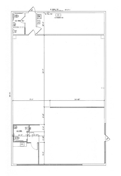 7105 E 22nd St, Tucson, AZ à louer - Plan d’étage - Image 2 de 8