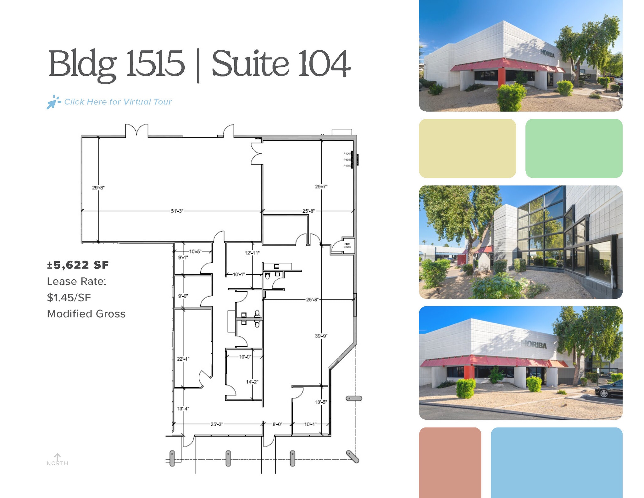1575 W University Dr, Tempe, AZ à louer Plan d’étage- Image 1 de 1