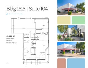 1575 W University Dr, Tempe, AZ à louer Plan d’étage- Image 1 de 1