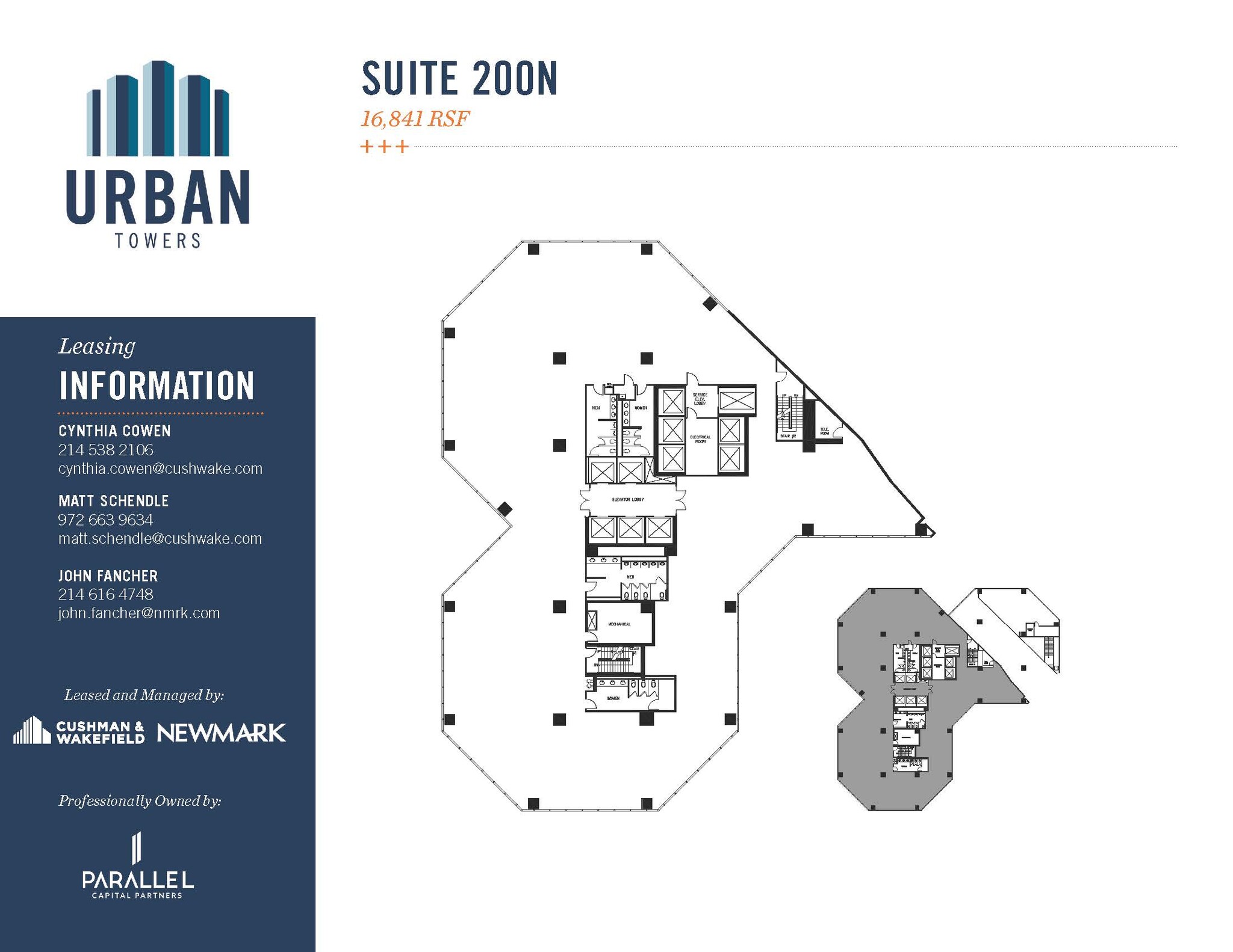 222 W Las Colinas Blvd, Irving, TX à louer Plan d’étage- Image 1 de 1