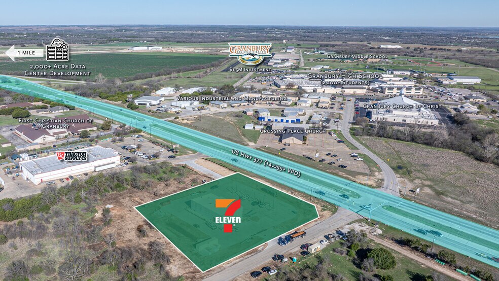2101 W US Hwy 377, Granbury, TX à vendre - Photo du bâtiment - Image 2 de 5
