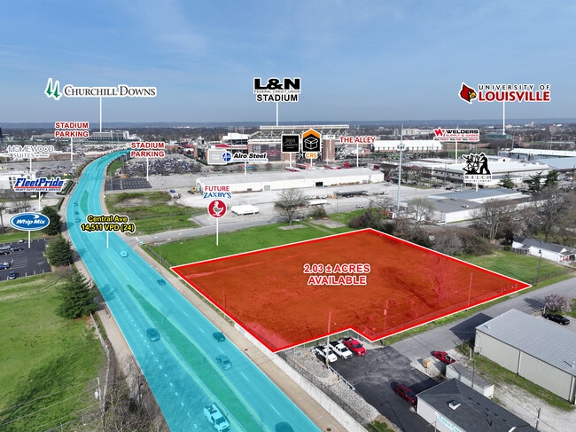 Plus de détails pour 111 Central ave, Louisville, KY - Terrain à vendre