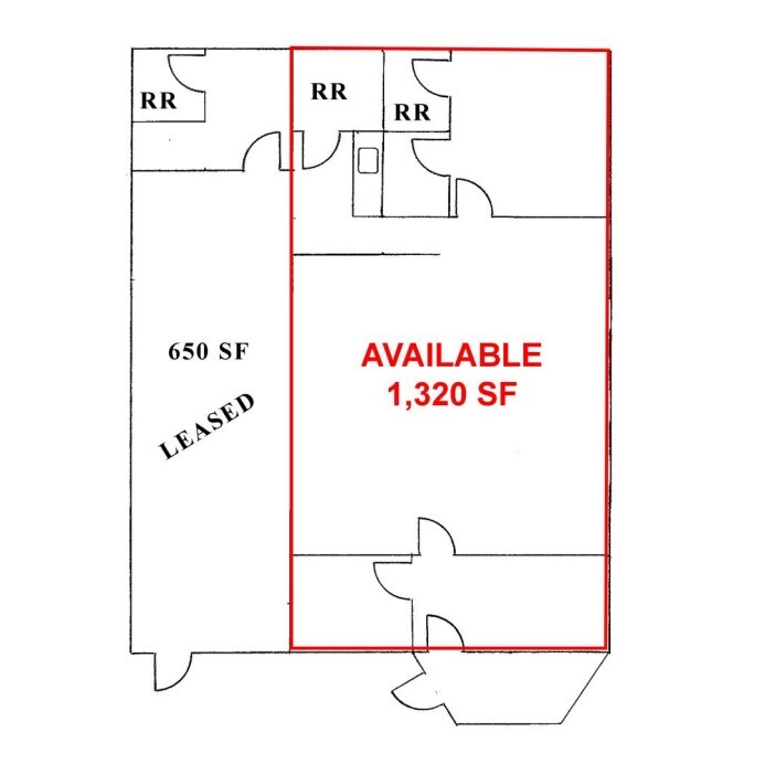 2811 Watson Blvd, Warner Robins, GA à louer Plan d  tage- Image 1 de 1