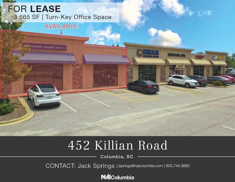 452 Killian Rd, Columbia, SC à louer - Photo du bâtiment - Image 1 de 2