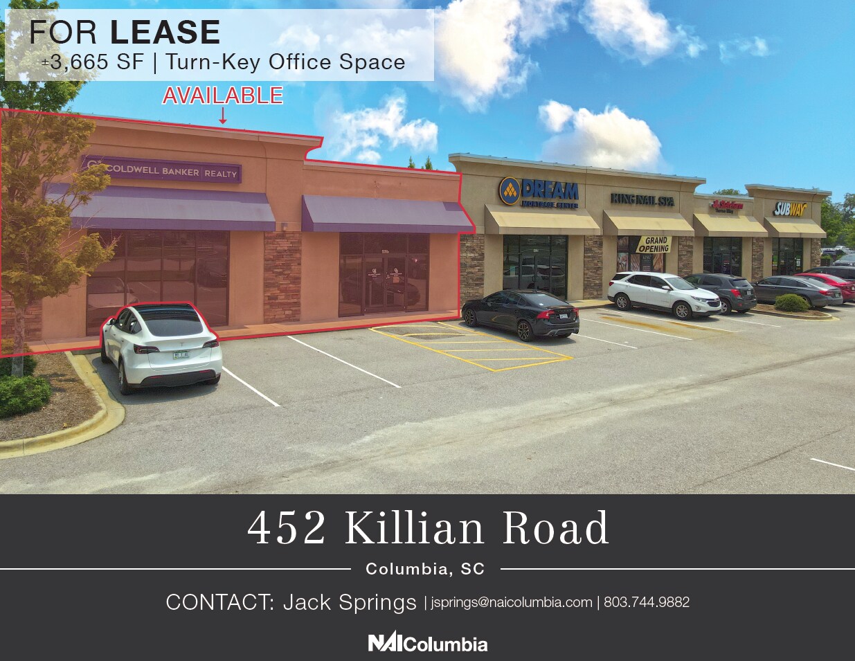 452 Killian Rd, Columbia, SC for lease Building Photo- Image 1 of 3