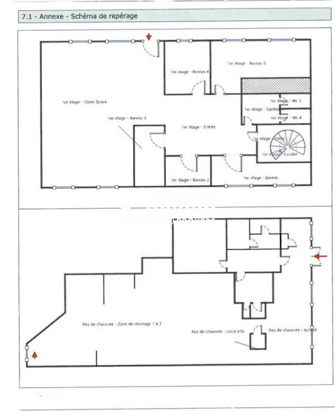 Industriel dans Aubervilliers à louer - Plan d’étage - Image 3 de 6