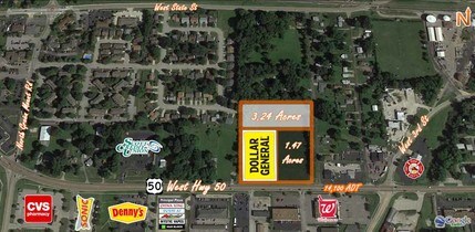 S LAWN Ave, O'Fallon, IL - Aérien Vue de la carte - Image1