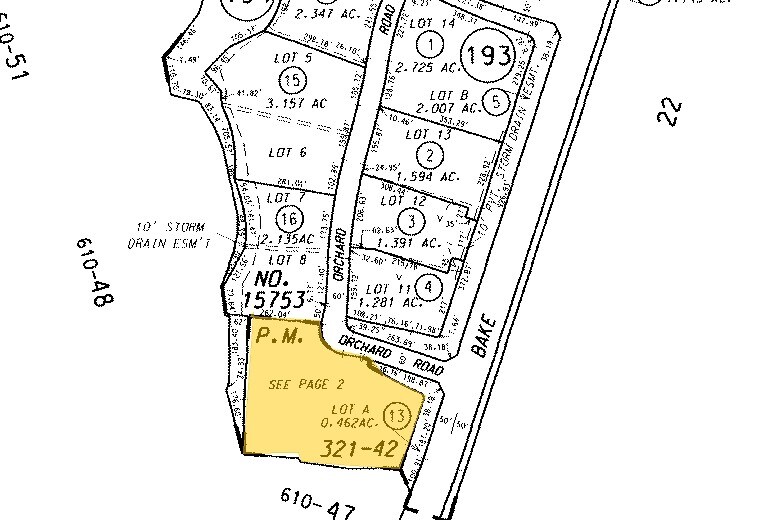 25 Orchard Rd, Lake Forest, CA à louer - Plan cadastral - Image 3 de 16