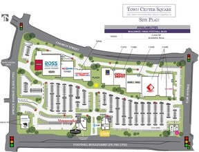 10932-11098 Foothill Blvd, Rancho Cucamonga, CA à louer Plan de site- Image 1 de 1