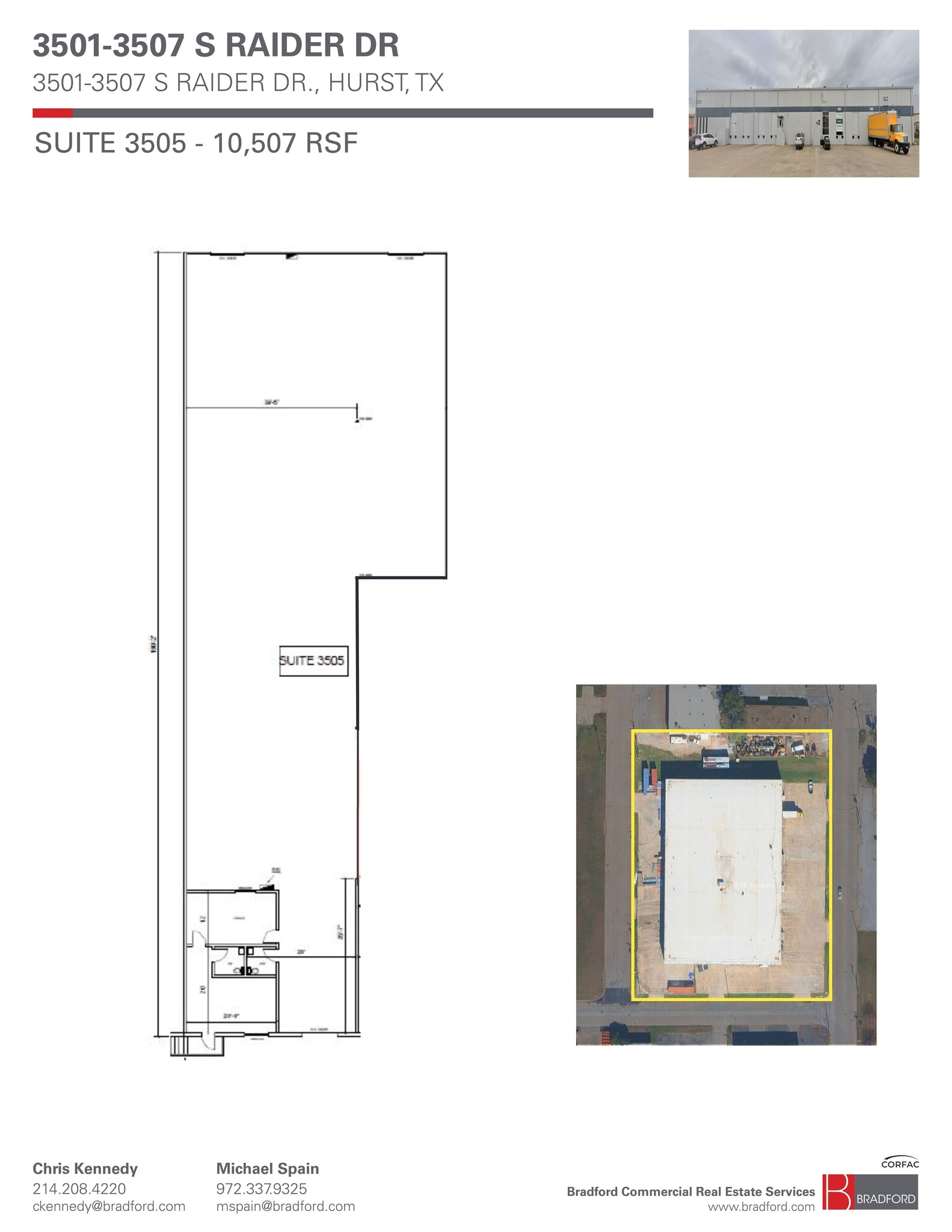 3501-3507 S Raider Dr, Hurst, TX for lease Site Plan- Image 1 of 1
