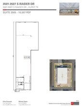 3501-3507 S Raider Dr, Hurst, TX for lease Site Plan- Image 1 of 1