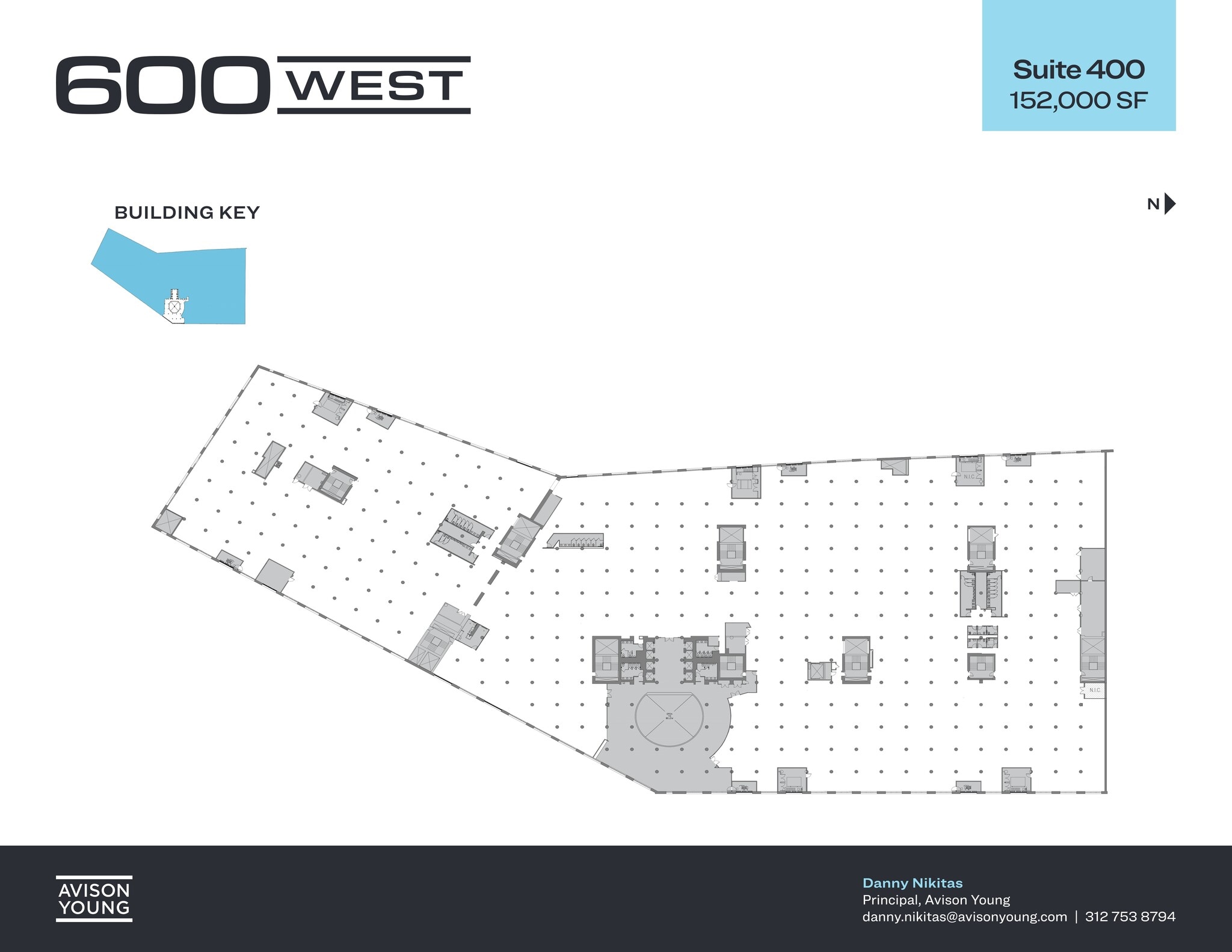 600 W Chicago Ave, Chicago, IL à louer Plan de site- Image 1 de 2