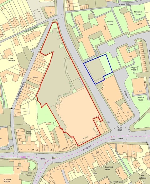 8-10 St John's, Worcester à vendre - Plan cadastral - Image 3 de 3