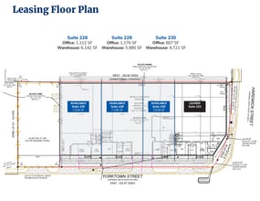 226-232 Yorktown St, Dallas, TX for lease Floor Plan- Image 1 of 1