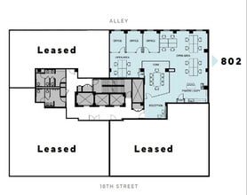 1015 18th St NW, Washington, DC à louer Plan d’étage- Image 1 de 1