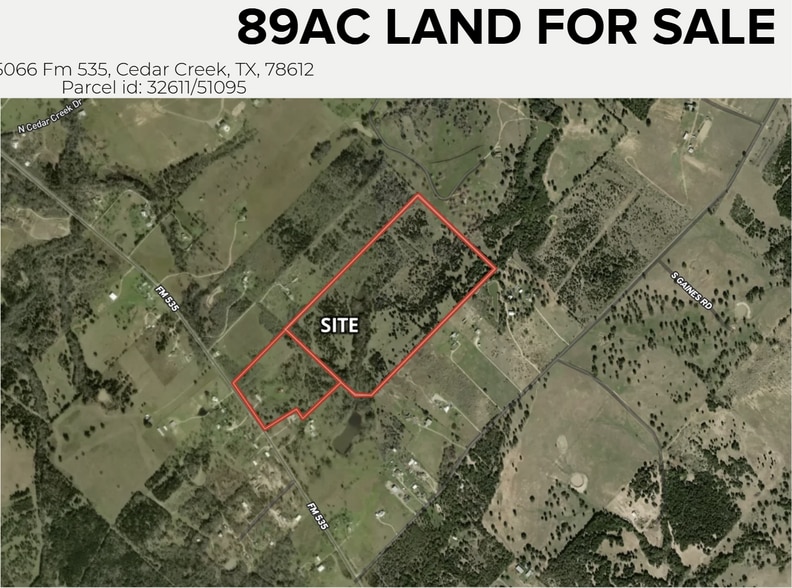 5066 FM 535, Cedar Creek, TX for sale - Primary Photo - Image 1 of 6