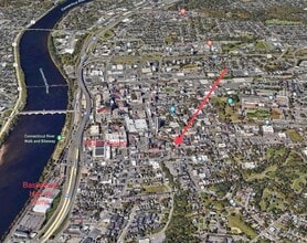 50 Maple St, Springfield, MA - AÉRIEN Vue de la carte