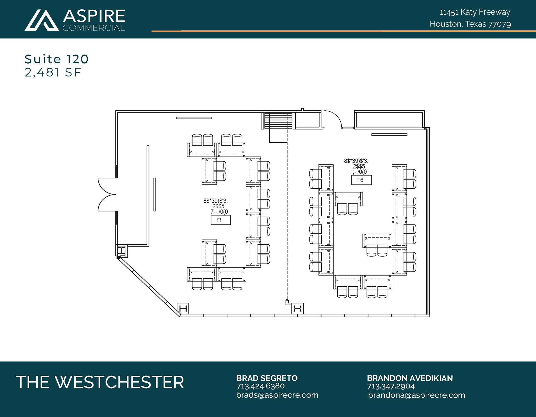 11451 Katy Fwy, Houston, TX for lease Floor Plan- Image 1 of 2