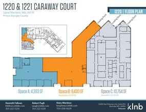 1220 Caraway Ct, Largo, MD for lease Floor Plan- Image 1 of 1