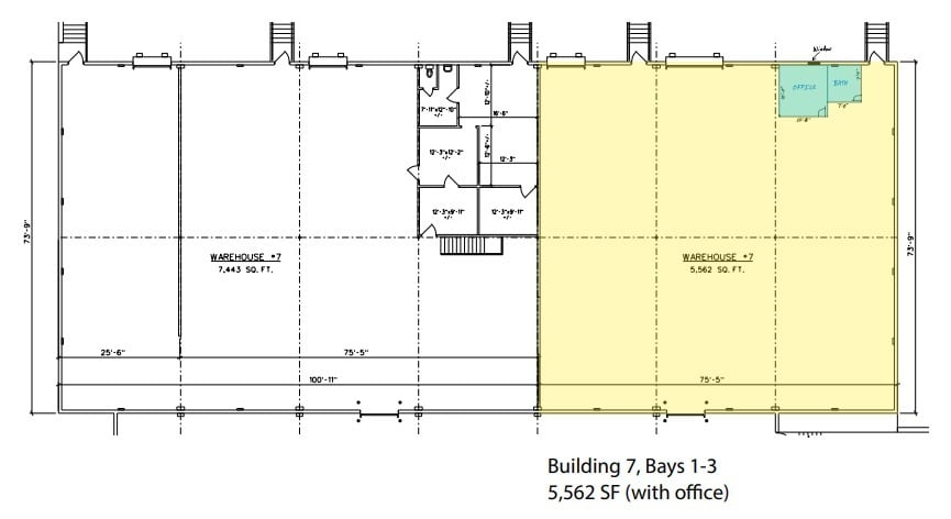 128-138 Sherlake Ln, Knoxville, TN for lease Floor Plan- Image 1 of 1