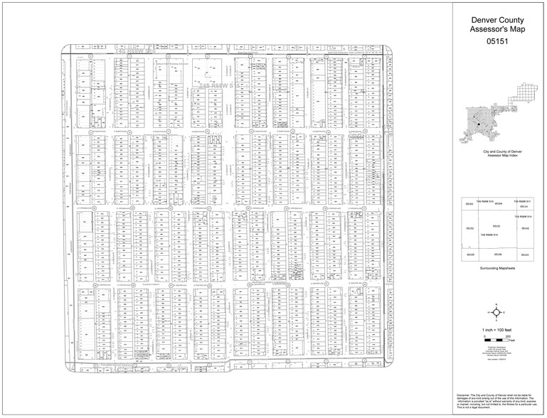 300 E Alameda Ave, Denver, CO à louer - Plan cadastral - Image 1 de 3