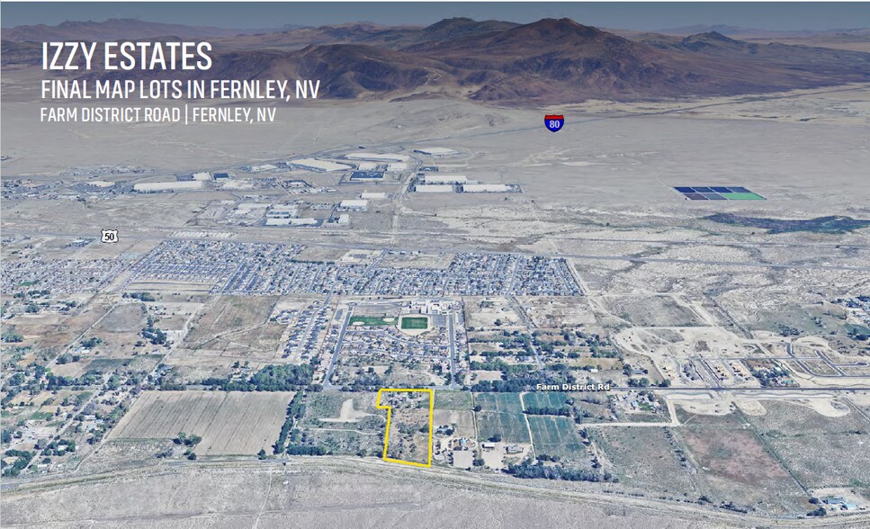 2315 Farm District Rd, Fernley, NV à vendre - Aérien - Image 1 de 3