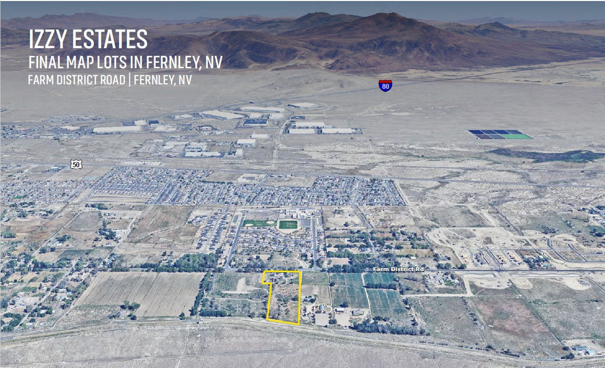 2315 Farm District Rd, Fernley, NV for sale Aerial- Image 1 of 4