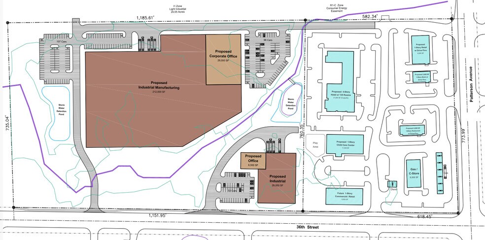 3511-3551 SE Patterson Ave, Grand Rapids, MI à louer - Photo du bâtiment - Image 3 de 4