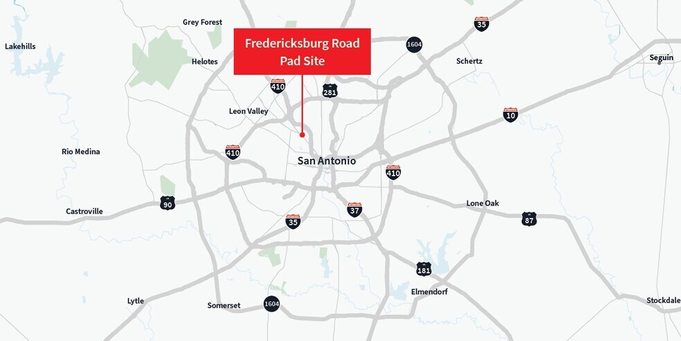 3000 Fredericksburg Rd, San Antonio, TX à vendre - Aérien - Image 2 de 4