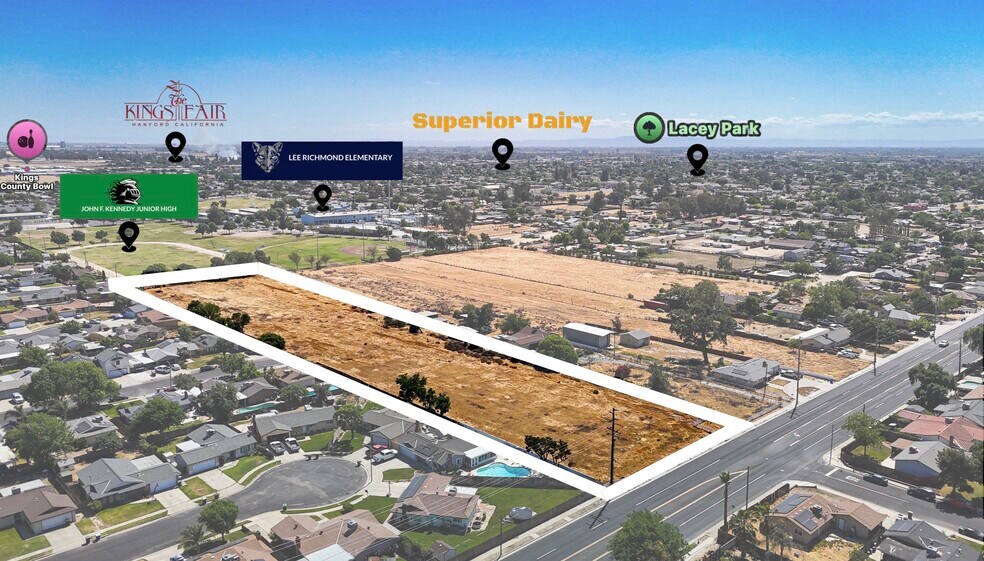 0 Grangeville Blvd. Blvd, Hanford, CA à vendre - Photo du bâtiment - Image 3 de 6