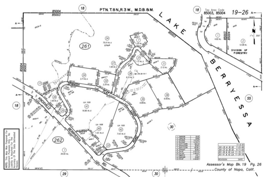 4370 Berryessa Knoxville Rd, Napa, CA à vendre - Plan de site - Image 3 de 8
