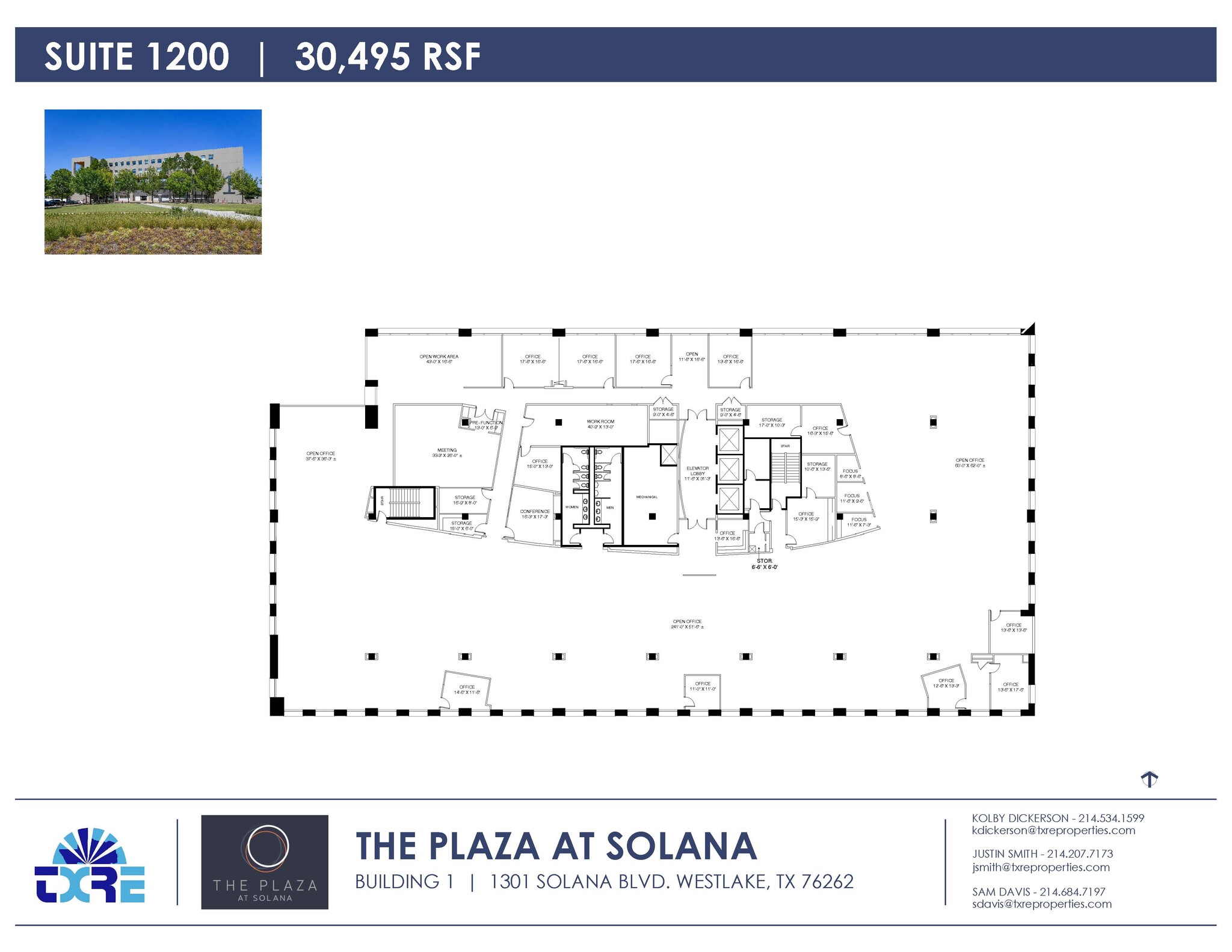 1301 Solana Blvd, Westlake, TX for lease Floor Plan- Image 1 of 1