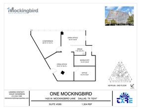 1420 W Mockingbird Ln, Dallas, TX for lease Floor Plan- Image 1 of 1