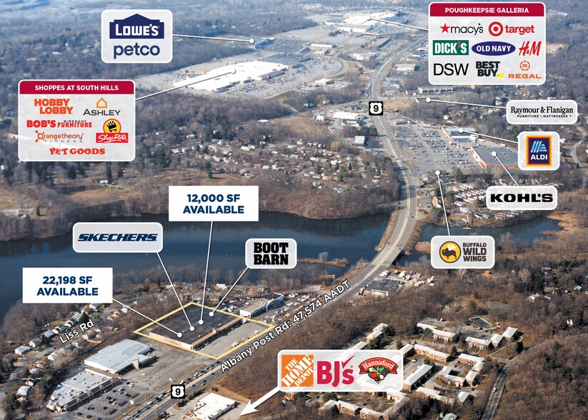 1701 Route 9, Wappingers Falls, NY à louer - Aérien - Image 2 de 2