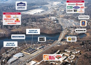 1701 Route 9, Wappingers Falls, NY - AERIAL  map view
