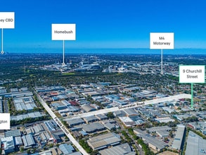9 Churchill St, Silverwater Parramatta, NSW - Aérien  Vue de la carte