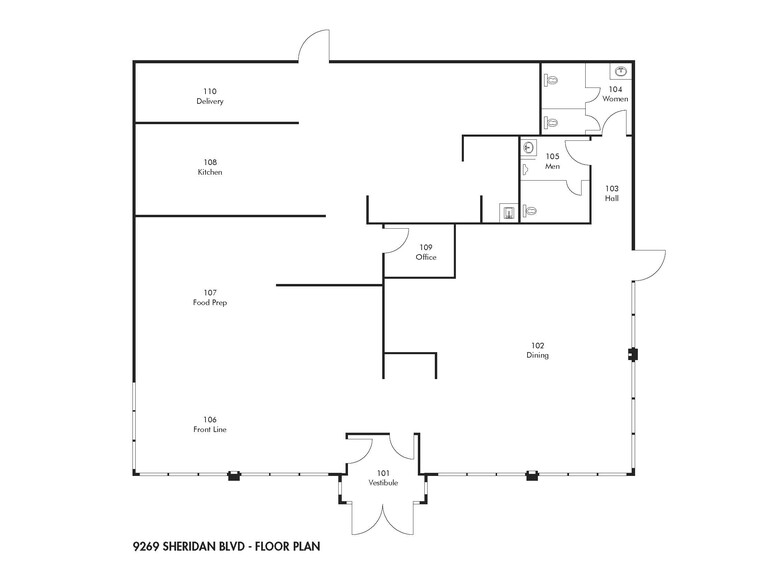 9269 Sheridan Blvd, Westminster, CO for lease - Floor Plan - Image 2 of 8