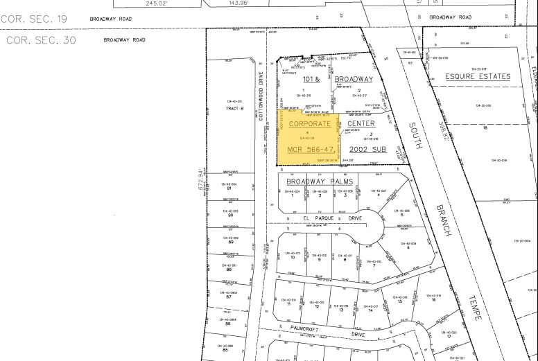 2075 S Cottonwood Dr, Tempe, AZ for sale - Plat Map - Image 2 of 56