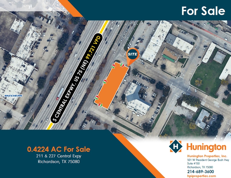211 & 227 Central Expy, Richardson, TX for sale - Building Photo - Image 1 of 1