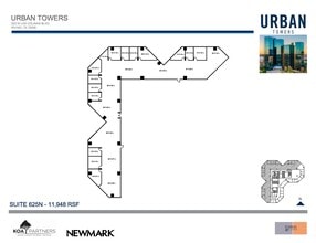 222 W Las Colinas Blvd, Irving, TX à louer Plan d’étage- Image 1 de 2