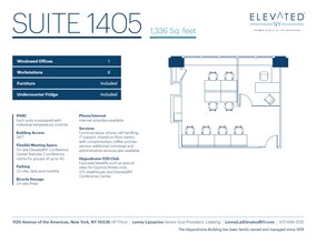 1120 Avenue of the Americas, New York, NY for lease Floor Plan- Image 1 of 3