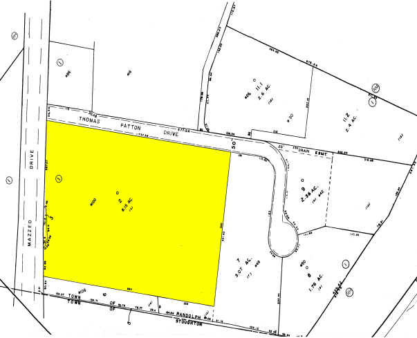 100 Mazzeo Dr, Randolph, MA for lease - Plat Map - Image 2 of 6