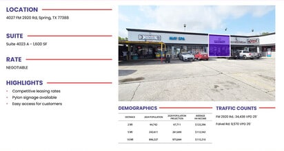 4027 FM 2920 Rd, Spring, TX for lease Interior Photo- Image 2 of 6