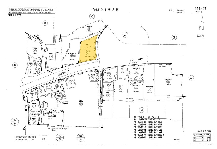 8015 Limonite Ave, Jurupa Valley, CA for lease - Plat Map - Image 2 of 5