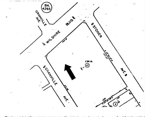 11766 Wilshire Blvd, Los Angeles, CA for lease - Plat Map - Image 2 of 13