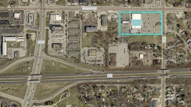 3000 S 7th St, Terre Haute, IN - AERIAL  map view