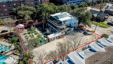 1916 Baldwin St, Houston, TX - AERIAL  map view - Image1