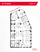 1710 Rhode Island Ave NW, Washington, DC à louer Plan d  tage- Image 1 de 5