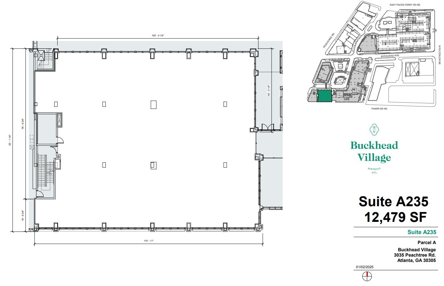 3035 Peachtree Rd, Atlanta, GA for lease Floor Plan- Image 1 of 1